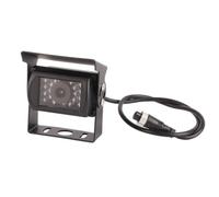 HD Infrared CCD Night Vision Backup Camera Compatible With 12V And 24V Bus Systems(Color Name: black)