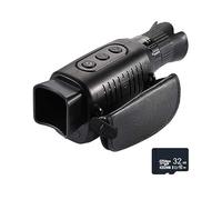 HD Infrared Night Vision Device Zoom Digital Monocular Telescope Outdoor Camera With Day& Night Dual Use For Hunting(R7 with 32GB card)