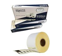 hd-line Dymo Labels for Labelwriter 99012-30 Roll Pack Labels x 260 Pieces Per Roll = 7800 Labels, Self-Adhesive, Compatible with Dymo Labelwriter & Seiko Label Printers, 89 x 36 mm