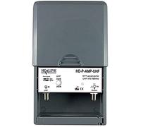 HD-Line HD-P-AMP-UHF Terrestrial TNT Gain 38 dB Mast Preamplifier Grey