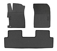 HD-Mart Car Floor Mat for Honda Civic 9th Generation 2012 2013 2014 2015, Custom Fit Rubber Full Black Auto Floor Liners Mat All Weather Protection Heavy Duty Odorless