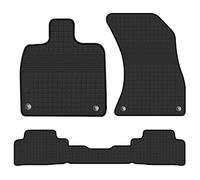 HD-Mart Car Floor Mats for Audi Q5 SQ5 2018 2019 2020 2021 2022 2023 2024 All Weather Car Floors Mat Custom Fit Full Black Rubber Floor Liners Set Waterproof Heavy Duty Odorless (No Hybrid Models)