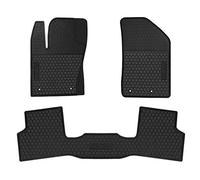 HD-Mart Car Floor Mats for Jeep Renegade 2015 2016 2017 2018 2019 2020 2021 2022 Custom Fit Full Black Rubber Car Floor Liners Set All Weather Protection Heavy Duty Odorless