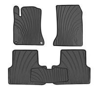 HD-Mart Car Floor Mats Liners Custom Fit for Mercedes Benz CLA 2014-2019/GLA 2015-2020, A Class 2012-2019/B Class 2013-2019 Full Black Rubber Set All Weather Protection Heavy Duty Odorless