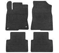 HD-Mart Car Rubber Floor Mat for Honda Civic 10th Generation 2016-2017-2018-2019 Custom Fit Full Black Auto Liner Mats All Weather, Heavy Duty & Odorless