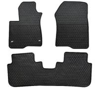 HD-Mart Car Rubber Floor Mat for Honda CR-V 5th Generation 2017-2018-2019 Custom Fit Black & Navy Blue Auto Liner Mats All Weather, Heavy Duty & Odorless