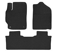 HD-Mart Car Rubber Floor Mat for Toyota Camry 7th 2012-2013-2014-2015-2016-2017,Custom Fit Full Black Auto Floor Mats All Weather Heavy Duty & Odorless