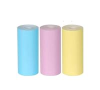 HD Mini Portable Printer Thermal Paper Universal 57mm Self-Adhesive Paper Label Sticker for Phone Printing Picture Photo for Pocket Printer(3pcs Colored)