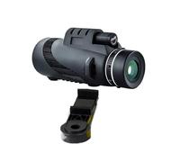 HD Monocular 40x60 Professional Portable Bak4 Mobile Phone Telescope Lens Long Range Zoom Monocular For Outdoor Birding Camping(With phone clip)