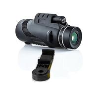HD Monocular 40x60 Professional Portable Bak4 Mobile Phone Telescope Lens Long Range Zoom Monocular For Outdoor Birding Camping(With phone clip)
