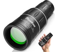 HD Monocular Telescope 10X55 with Smartphone Adapter Tripod & Portable Bag, BAK4 Prism & FMC Lens, Suitable for Wide Field of View for Bird Watching, Backpacking & Wildlife Viewing