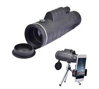 HD Monocular with BAK4 Prism and Compass Monocular Set with Tripod & Other Accessories for Bird Watching Camping Travelling or Watching Wildlife,40x60 High Power - Needed Happy