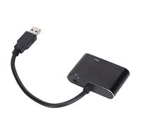 HD Multimedia Adapter, Dual Display, Simple Operation, Small Volume, Easy Installation, USB to HD Multimedia for Laptop for XP