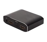 HD Multimedia Interface Splitter Optical Fiber, 7.1Ch, Spdif 3.5MM/0.1In, 4Kx2k 60Hz 2160P, Three Sound Modes Stereo Converter Plug and Play