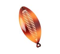 HD Novelty Banana Hair Clip - Classic Clincher Combs, Large 14 CM Double Comb Fishtail Ponytail Holder for Women & Girls (Tort)