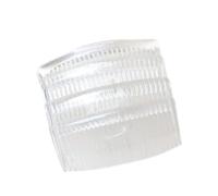 HD Novelty Set of 4 Plain Hair Combs Slides 9cm French Side Combs Plastic Twist Comb Strong Hold Hair Clips Accessories for Girls Women (Clear)