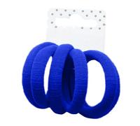 HD Novelty Set of 6 Soft Jersey Hair Elastics | 6-8mm Thick Seamless Endless Loops | Gentle Ponytail Holders for Women & Girls | No Crease, No Pull Stretchy Hair Bands