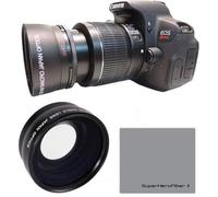 HD OPTICS 58MM 0.43x Professional HD Wide Angle Lens for Canon EOS Rebel 77D T7i T6s T6i T6 T5i T5 T4i T3i T3 SL1 1100D 700D 650D 600D 550D 1100D 1200D 1300D SL2 XT XTI XS XSI ELAN