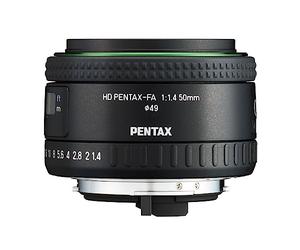 HD PENTAX-FA 50mmF1.4, single-focus, standard lense for use with K-mount digital SLR cameras