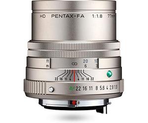 HD Pentax-FA 77mmF1.8 Limited Silver Limited Medium telephoto prime lens, High-performance HD coating, SP coating, Round diaphragm, Machined aluminum body