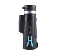 HD Powered Monocular 12X50 Telescope With Phone Holder BAK4 Prism Waterproof HD Monoculars Scope Hunting Camping Hiking(Standard)