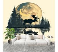 HD Printed Large Wall Mural 300x210 cm Natural Theme Art Eamless Splicing Photo Wallpaper, Peel & Stick Non-Overlapping Light Yellow Removable Residue-Free Waterproof Wall Stickers