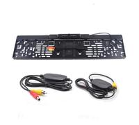 HD Reverse Camera Dynamic Trajectory European License Plate Frame Rear View Camera System With Night FOR Vision FOR LED Lights(Wireless camera)