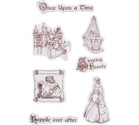 HD Rubber Stamp - Sleeping Beauty Once Upon a Time