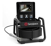 HD Sewer Drain Camera 30M with 5" Monitor, Drainage Camera with Audio & Video Record, Pipe Inspection Cam with 18mm Probe, Meter Marked Cable, Industrial Endoscope with 2100mah Battery, 32GB TF Card