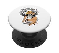 HD Shovelhead Pinup She Devil Biker Motorcycle Engine PopSockets Adhesive PopGrip