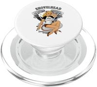 HD Shovelhead Pinup She Devil Biker Motorcycle Engine PopSockets PopGrip for MagSafe