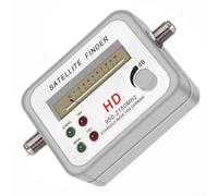 HD Signal Meter for Satellite TV Easy Calibration Tool with Audio Tone and Illuminated Display Features