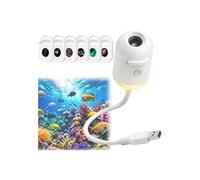 HD Smart Dynamic 5D Holographic Night Light Projectors,Plug and Play HD Star Projector,Adjustable Galaxy Star Projector,360° USB Galaxy & Moon Projectors for Bedroom Ceiling Car Roof (With 6 Films)