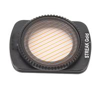 HD Stripe Effect Filter for Action Camera, Action Camera Object Filter for Stripe Effect, HD, Perfect Adjustment, Colorfast for Vlog (Brushed Gold)