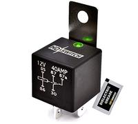 HD Switch 12V 40A Waterproof Relay Replaces Bosch 0 332 204 150-5 PIN w/LED Indicator Light & Dielectric Grease