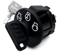 HD Switch 3 Position Starter Ignition Switch Replaces Cub Cadet, Troy-Bilt, MTD Craftsman 925-04228, 725-04228 - 2 Upgraded Keys & Free Carabiner