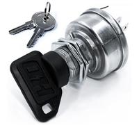 HD Switch Starter Ignition Switch Replaces John Deere Gator 4x2 6x4 SR95 Military TH 6x4 CS CX TS TX XUV620i XUV625i XUV825i XUV850D w/ 3 Keys & Free Carabiner