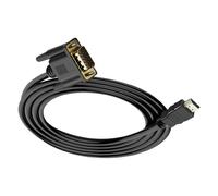 HD to VGA Adapter Converter - Display Port to VGA Adapter Cable - Anti-Interference Peripherals for Projector TV Computer Laptop Desktop