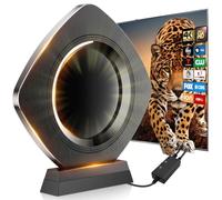 HD TV Antenna Up 5000+ Miles Range 38ft Cable, 2026 Digital Antenna for Smart TV Indoor, Amplified HD Antenna Local Channels with Amplifier Signal Booster