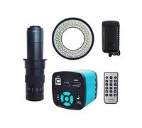 HD USB Industrial Video Digital Microscope Camera 48MP 4K 1080P HDMI C Mount Lens LED Ring Light Mobile (Color : 30-190x)