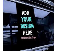 HD Vinyl Car Stickers and Decals, Pack of 2 with Animal Print, Waterproof Sun Protection Scratch Protection for the B Pillars Stickers, Personalised Vehicle Door Pillar (Colour 1, One Size)