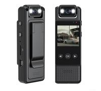 HD1080P Wearable Mini Body Camera, 180 Degree Rotating Lens Video Camera, Motion Detection Night Auxiliary Lights For Sports Personal Security Law Enforcement(L12-WIFI)