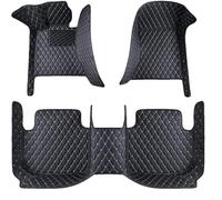 HDAJDWA All Inclusive Car Floor Mats for Volvo XC60 2018 2019 2020-2024 RHD, Waterproof Non-Slip Car Front and Rear Foot Pads, All Weather Leather Floor Protection Liners,G Black+Beige