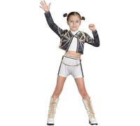 HDAKDDHG KPop Demon Costume For Cosplay, Girls D-emon Hunter Halloween Costume Cosplay Party Carnival Outfit-130