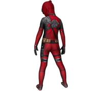 HDAKDDHG Superhero Costume for Kids- 3D Print Bodysuit Onesie Monster Outfit, Scary Halloween Cosplay Party Fancy Dress Up Scream Costume for Kids-140
