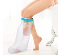 HDAKDDHG Upgraded Waterproof Foot Cast Cover for Shower, Watertight Foot Ankle Cast Protector with Non-Slip Bottom for Foot Surgery Cast Bandage Wound Dressing New Tattoos, Reusable