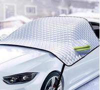 HDAKLA Car Windshield Cover for ALFA ROMEO GIULIETTA, Extra Thick Car Windscreen Windshield Cover, Snow Ice Frost Sun UV Dust Water Resistent, Year-round Use,L 245x145cm