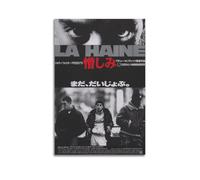 HDASEKA Movie La Haine Posters Canvas Cover Wall Art Print Aesthetic Poster Modern Art Painting for Living Room 08x12inch(20x30cm) Unframe-style