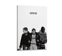 HDASEKA Movie La Haine Posters Canvas Cover Wall Art Print Aesthetic Poster Modern Art Painting for Living Room 12x18inch(30x45cm) Frame-style