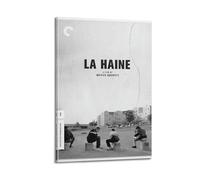 HDASEKA Movie La Haine Posters Canvas Cover Wall Art Print Aesthetic Poster Modern Art Painting for Living Room 20x30inch(50x75cm) Frame-style